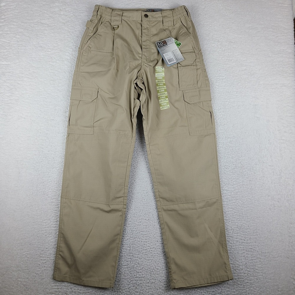 5.11 Tactical Series Cargo Pants Mens 32x32 Khaki Beige Taclite Pro NWT NEW